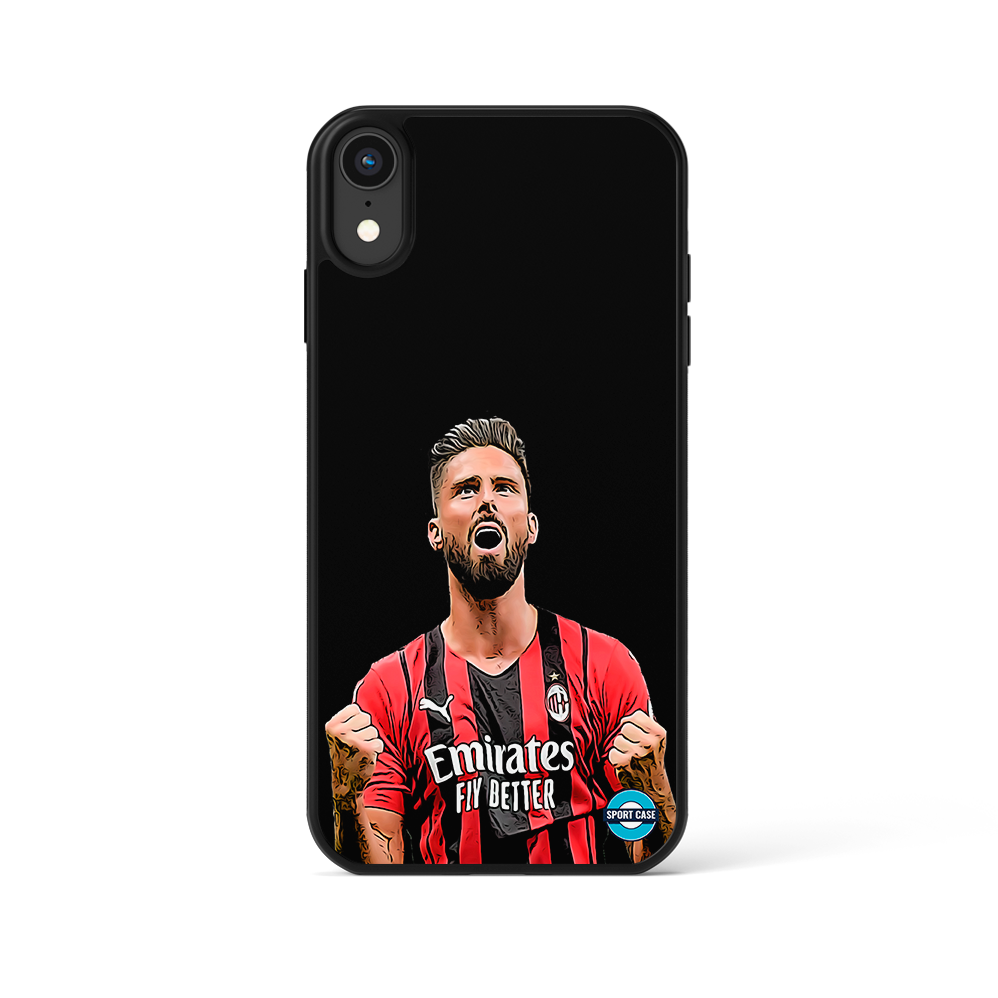 coque de téléphone personnalisable célébration joueur giroud ac milan