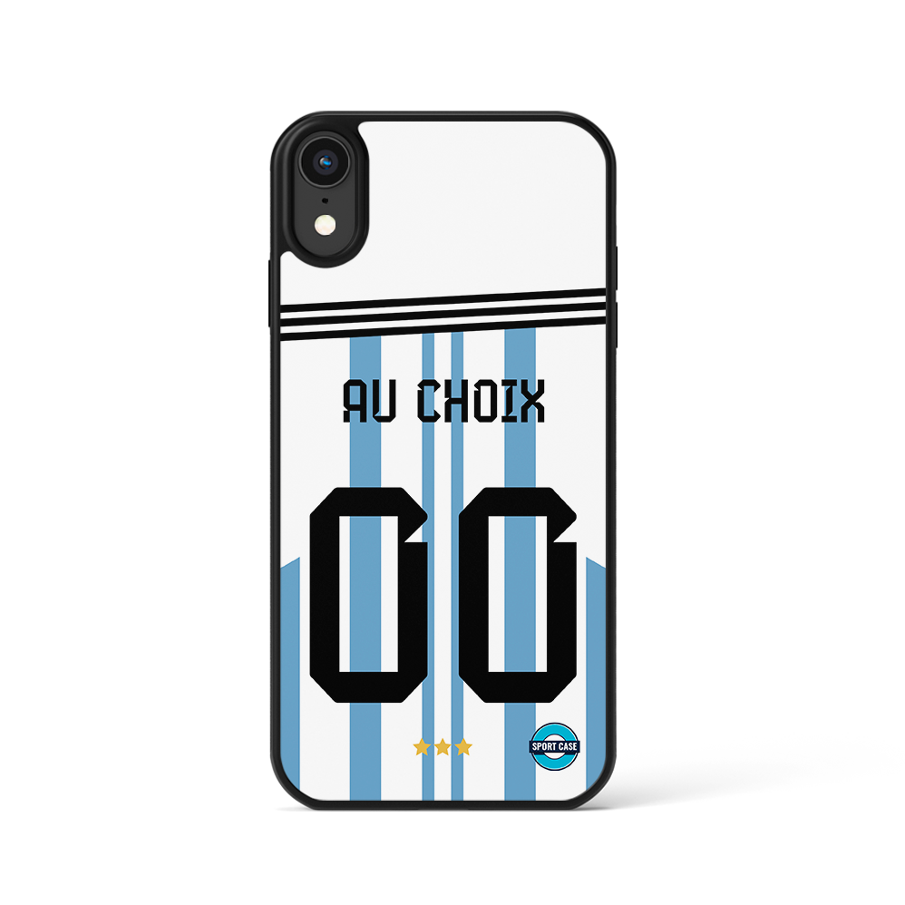 coque téléphone football personnalisable foot mondiale 2022 Argentine 3 étoiles