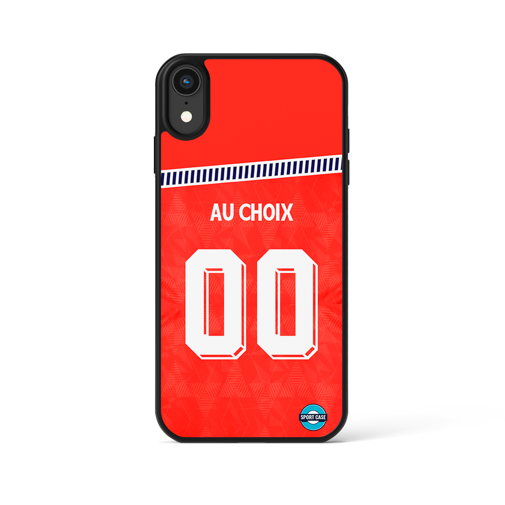 coque téléphone football maillot vintage angleterre 1990
