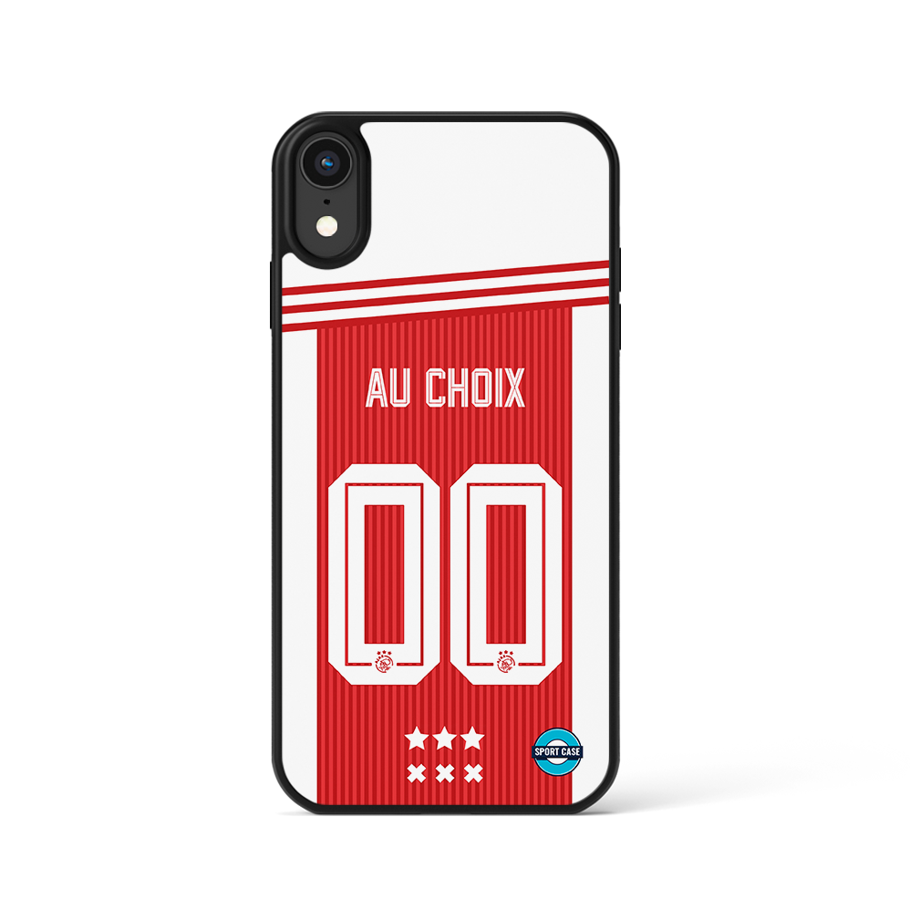 coque téléphone personnalisable football club premier league maillot de l'Ajax Amsterdam domicile