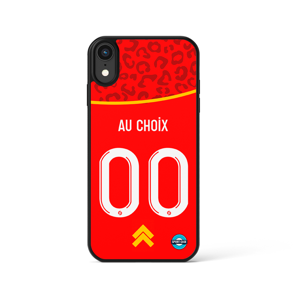 coque téléphone personnalisable football ligue 2 club maillot QRM domicile