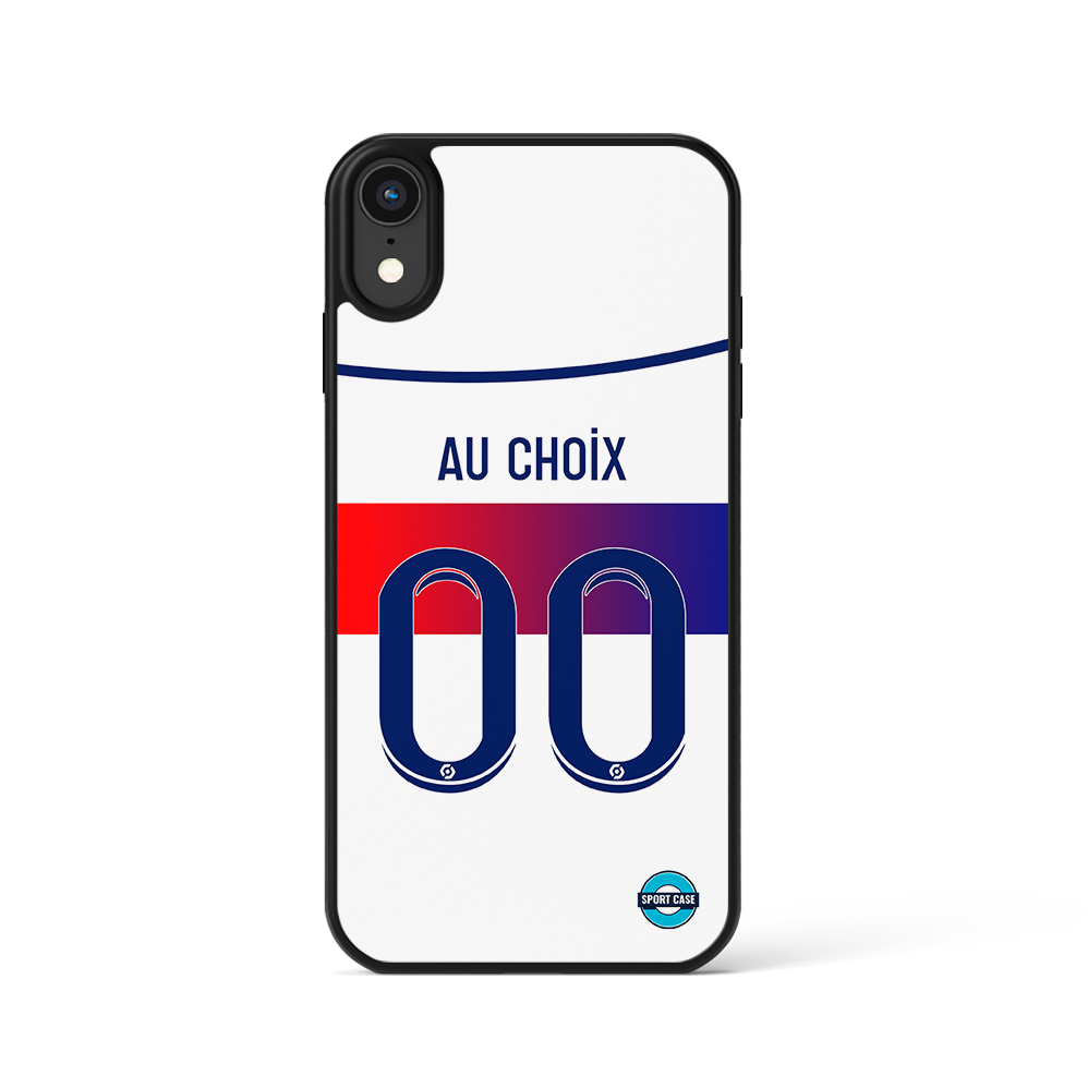 coque téléphone personnalisable football ligue 1 club maillot Paris extérieur