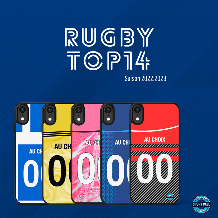 coque téléphone personnalisable rugby top14