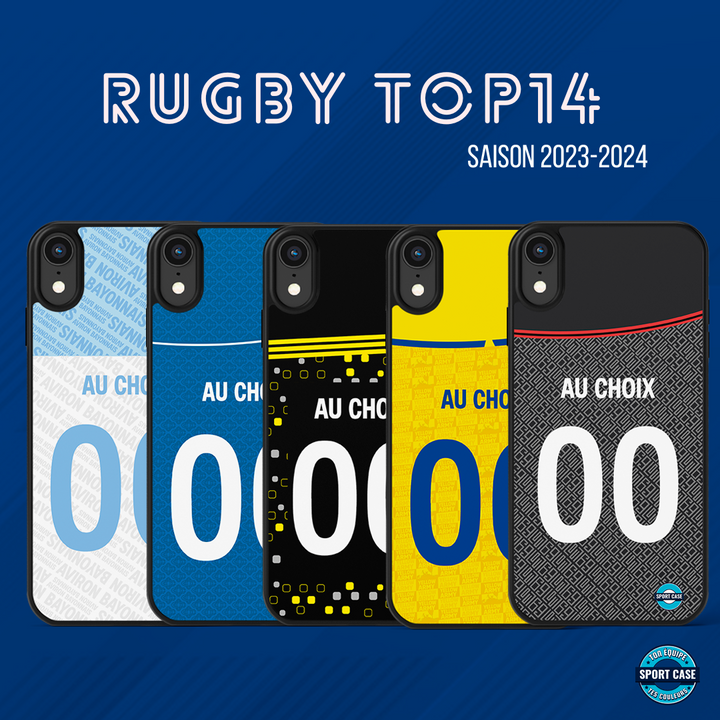 coque téléphone personnalisable rugby top14