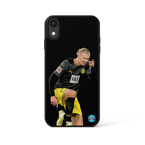 coque de téléphone personnalisable joueur Haaland dortmund