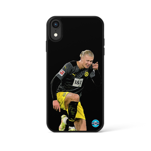 coque de téléphone personnalisable joueur Haaland dortmund