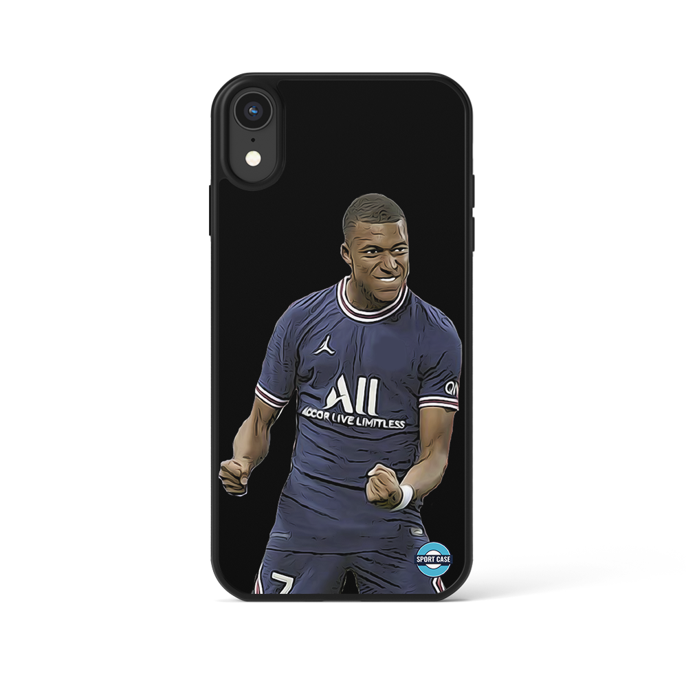 coque de téléphone personnalisable célébration joueur  Mbappé  paris psg