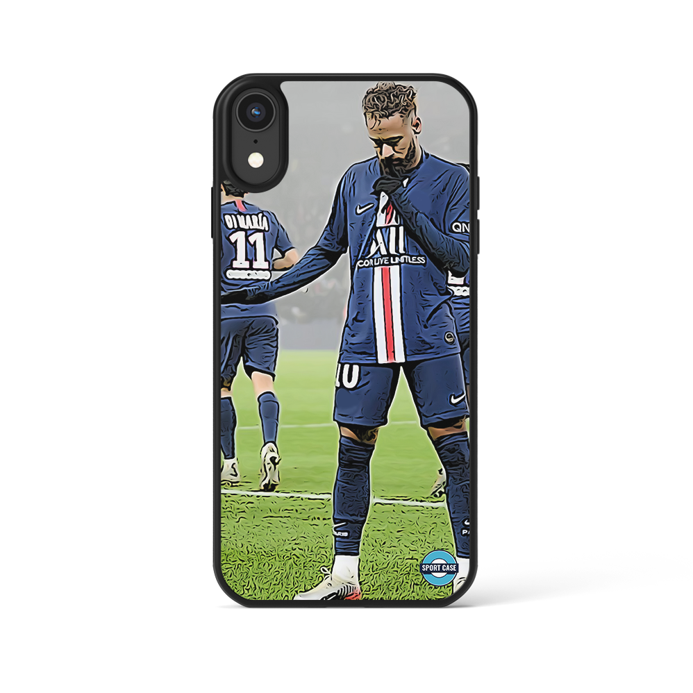 coque de téléphone personnalisable célébration joueur neymar psg paris