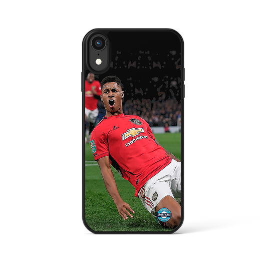 coque de téléphone personnalisable célébration joueur  Rashford Man United