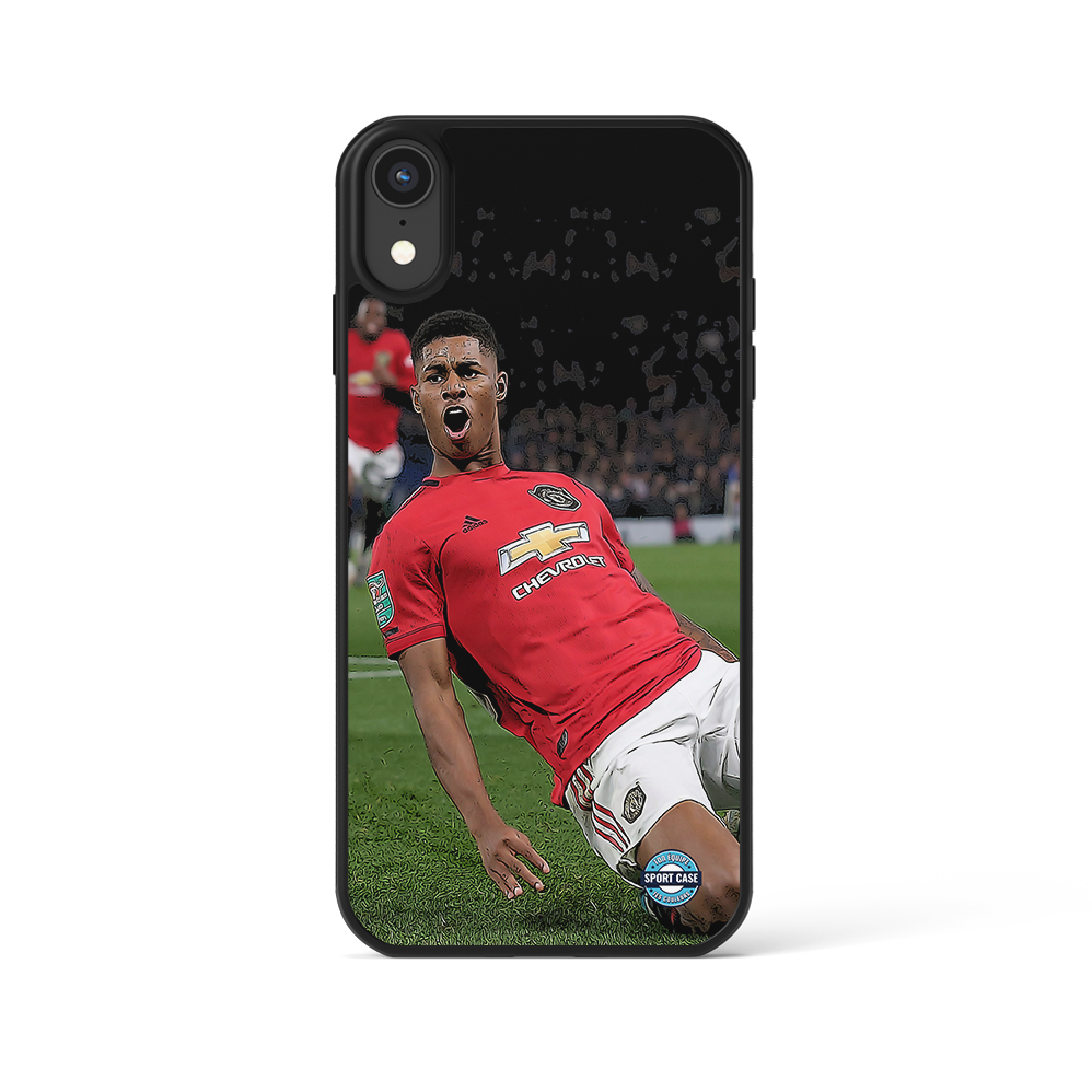 coque de téléphone personnalisable célébration joueur  Rashford Man United