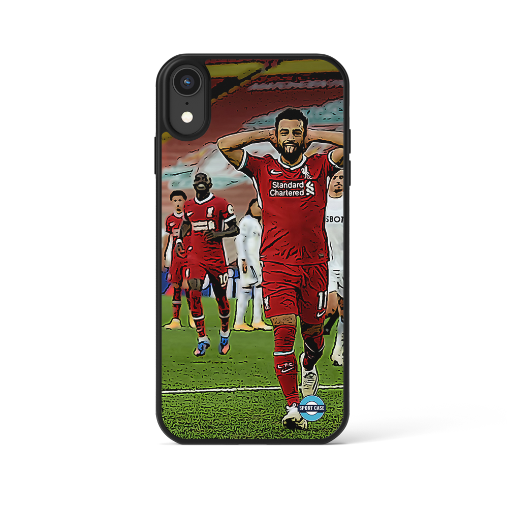 coque de téléphone personnalisable célébration joueur Mohamed Salah liverpool