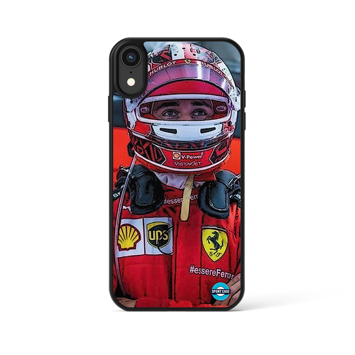 coque de téléphone personnalisable célébration pilote leclerc