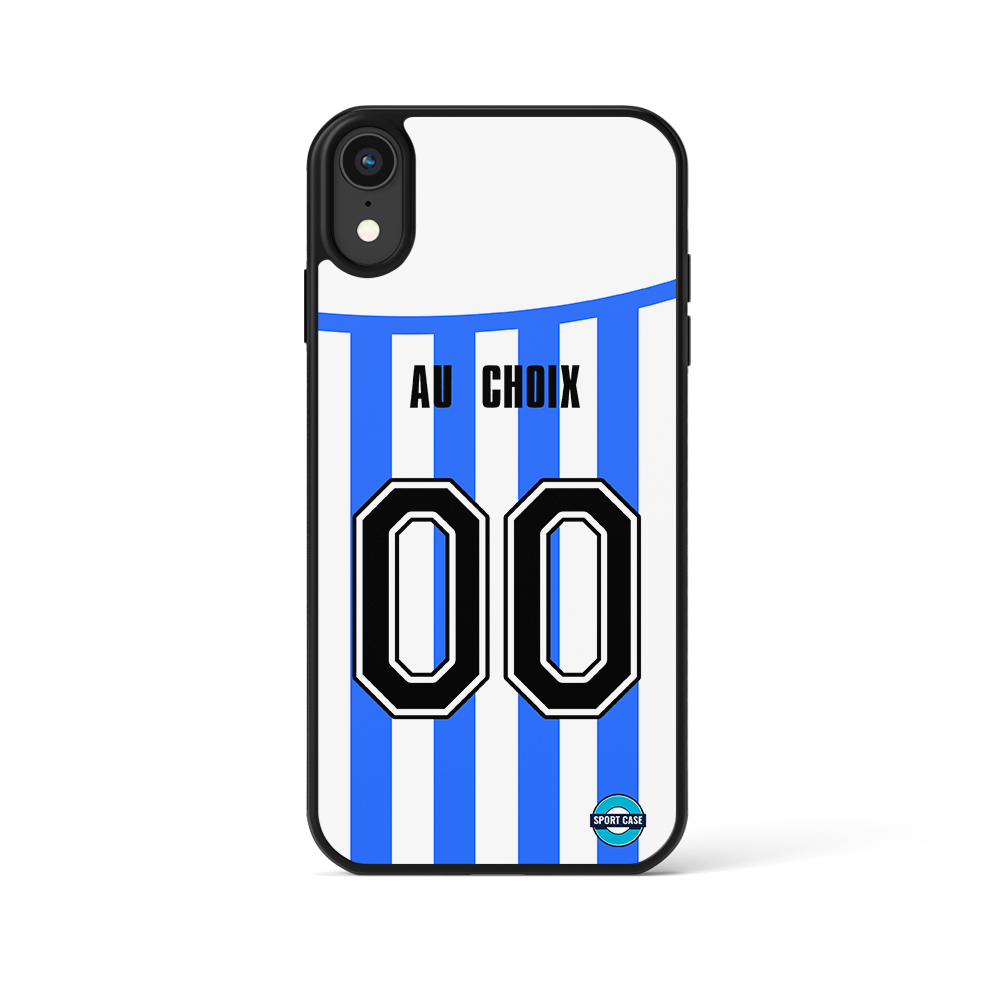 coque téléphone football maillot vintage argentine 1986