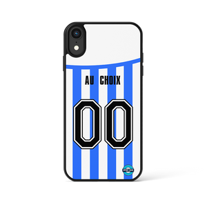 coque téléphone football maillot vintage argentine 1986