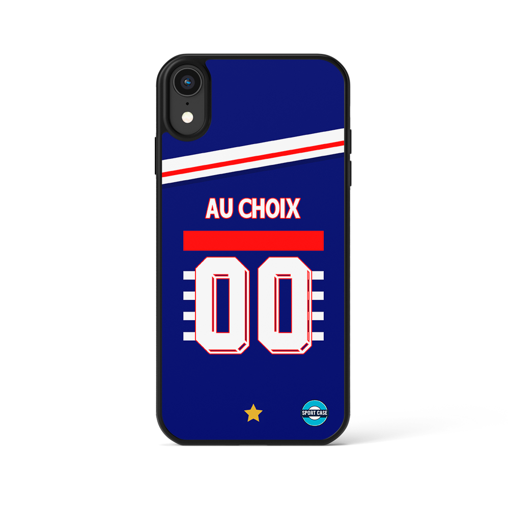 coque téléphone football personnalisable foot euro maillot vintage France mondial 98