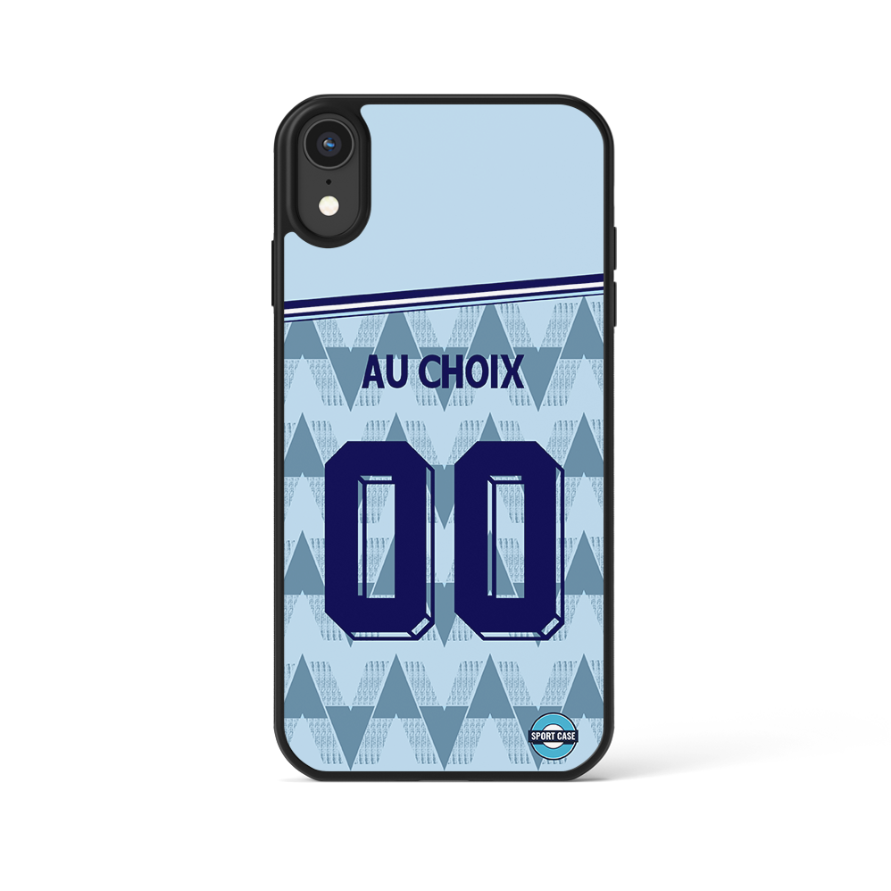 coque téléphone football maillot vintage manchester city 1991