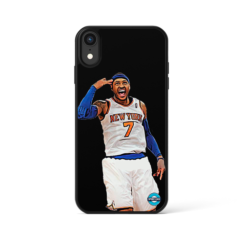 coque de téléphone personnalisable célébration joueur nba carmelo anthony