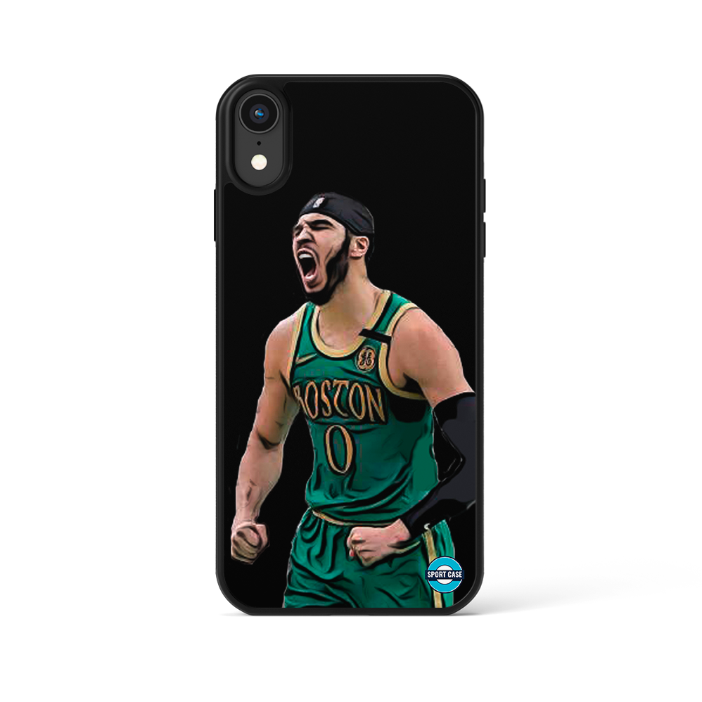 coque de téléphone personnalisable célébration joueur jayson tatum nba