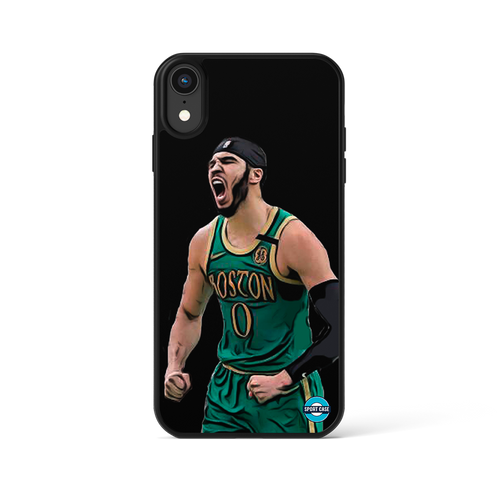 coque de téléphone personnalisable célébration joueur jayson tatum nba