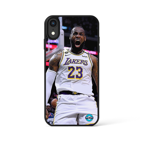 coque de téléphone personnalisable célébration joueur Lebon James lakers nba