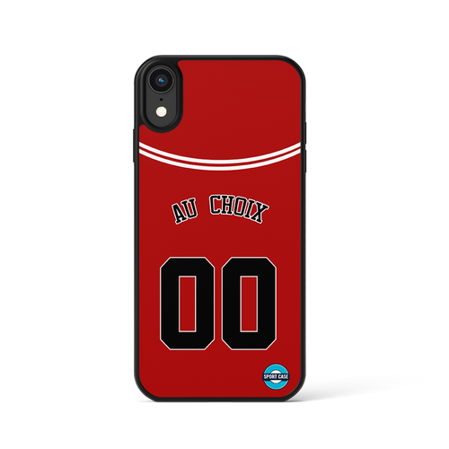 chicago bulls nba coque de téléphone personnsalible maillot
