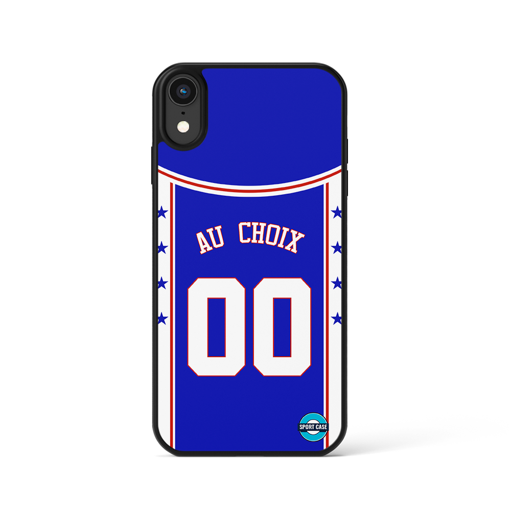 coque téléphone personnalisable nba 76ers de Philadelphie