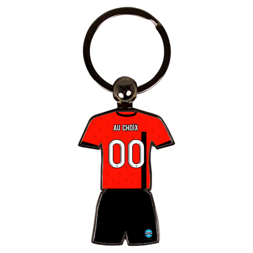 porte clés maillot foot personnalisable stade rennais
